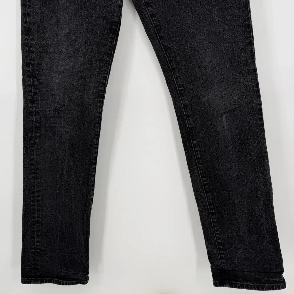 J.Crew Factory Straight Fit Signature Flex Jeans Men's 30x32 Black Stretch